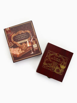 Подарочный набор для вина «Золотому человеку»: 4 предмета + шахматы