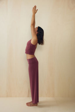Pantal?n de yoga con cintura plegable - H&m фото 6