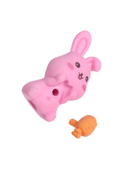 Цена за 3 шт. Ластик фигурный «Зайка», МИКС