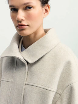 Парка из пальтовой ткани на кулиске / Zarina  фото 11