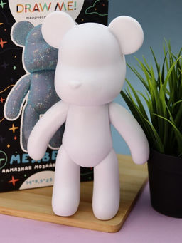 Алмазная мозаика на фигурке Draw Me! Blue bear, (14*9.5*23 см)