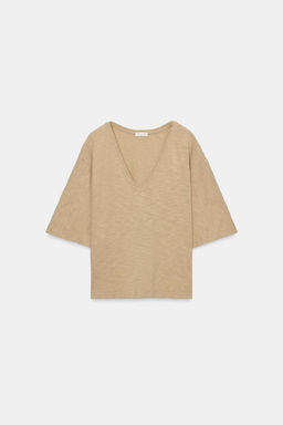 V-NECK T-SHIRT - Zara фото 5