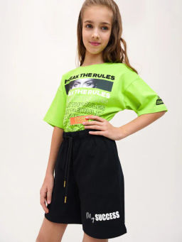 PlayToday / Шорты трикотажные для девочек  фото 3