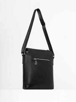 Мужская кожаная сумка Richet 1609LN 831 Черный