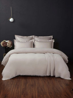 Stonewash Muslin (кремовый) комплект с покрывалом