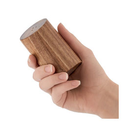 Набор: Солонка и перечница Walmer Organic 5х9.2 см, цвет темное дерево  фото 2