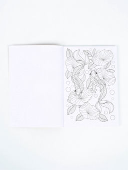 Ежедневник-смэшбук с раскраской "Капибара", А5 80 листов