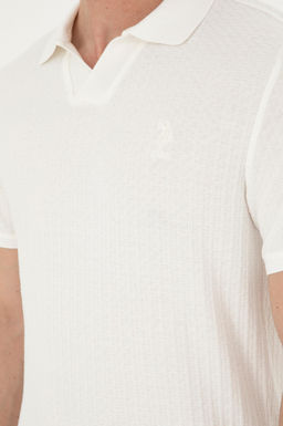 U. S. Polo Assn / Мужская футболка цвета экрю - U.s. polo assn фото 14