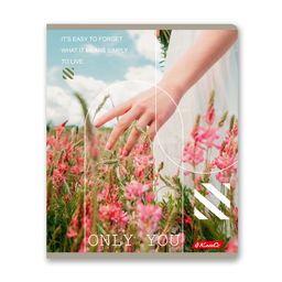 Светоч 96ТЕТл-001 Тетрадь ученическая общая, A5 96 л. на скобе 60 г/кв.м , белизна 100 % 5 шт. линия 000792 Только ты  фото 5