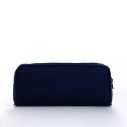 Косметичка-пенал на молнии с карманом, Style, синяя - Simaland фото 2