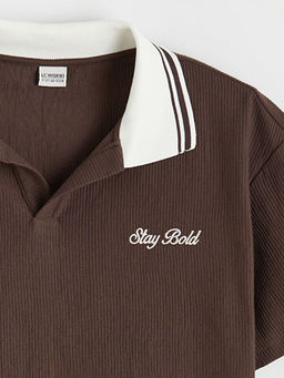 Polo Yaka Nak??l? Erkek ?ocuk Ti??rt