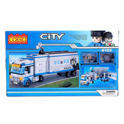 Конструктор Полиция Передвижной участок, 424 детали - Cogo фото 2