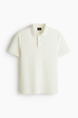 Polo en punto jacquard Slim Fit - H&m фото 3