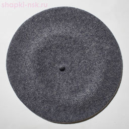 Берет Меланж фетр без отделки 11 Берет женский (56-58)