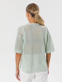 Блузка поло вязаная - Stilla фото 4