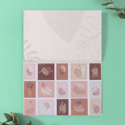 Наклейки в книжке «Одна линия», 3 фона, 20.7×14.2 см