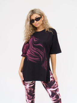 909 Костюм "черный/бордо"