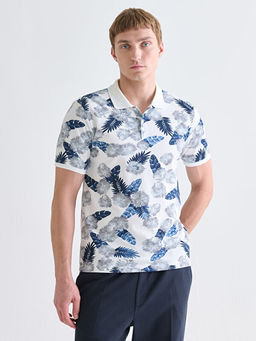 Polo Yaka Desenli Pike Erkek Ti??rt