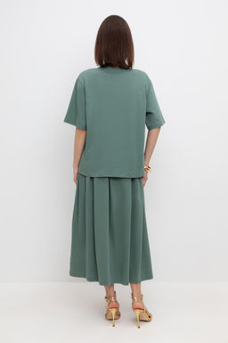 VERY NEAT _ ЕВТ 7022/зеленый мох юбка жен