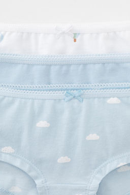 Crockid _ К 1964-3уп/голубое стекло,белый,воздушные шары трусы для дев