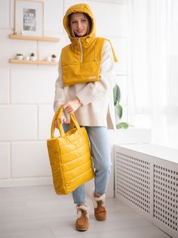 Капор горчица, капюшон - Yollochka фото 3