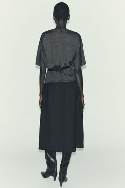 LAYERED MIDI SKIRT - Zara фото 6