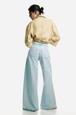 Super Wide High Waist Jeans - H&m фото 4