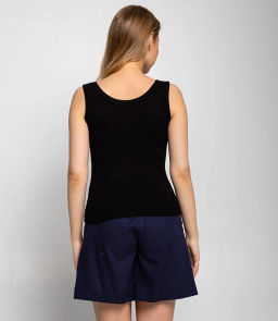 Майка #КТ22301, чёрный