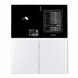 Цена за 5 шт. Тетрадь общая ученическая с пластиковой обложкой на скобе ErichKrause Зри в корень, Алгебра, 48 листов, клетка  фото 2