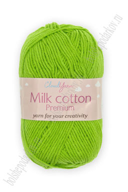 Пряжа Milk cotton Premium 50 гр (10 шт) SF-7847, салатовый