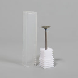 Фреза алмазная для педикюра, средняя зернистость, 10×1 мм