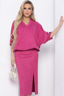 Платье Вэнсдей (розовое) П8565 - Lt collection фото 7