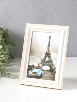 Фоторамка пластик 10х15 см "Остин" бело-бежевый 18,5х13,5х1,5 см