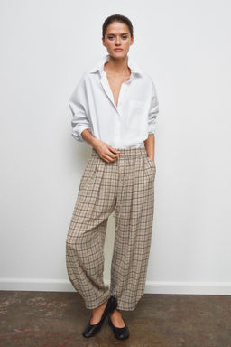 CHECK TROUSERS ZW COLLECTION