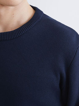 Bisiklet Yaka Erkek Triko Kazak