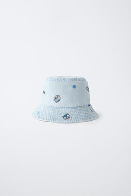 GORRO DENIM BOB KPOP DEMON HUNTERS NETFLIX / Azul claro