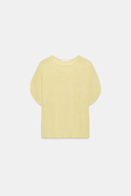 TOP R?STICO MANGA CAPA / Amarillo claro - Zara фото 5