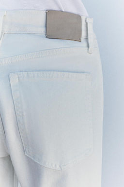 ZW COLLECTION HIGH-WAIST BOOTCUT CROPPED JEANS - Zara фото 26