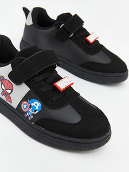Marvel Bask?l? Erkek Bebek Spor Ayakkab?