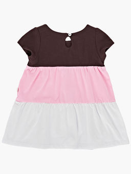 Футболка для девочки UD 1567 розовый/кофе - Mini maxi фото 6