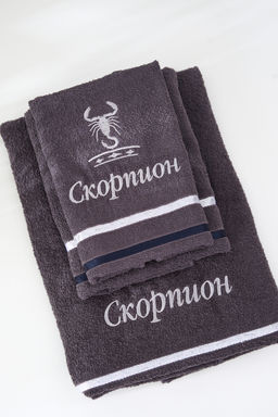 14418/10 Знаки зодиака полотенце махровое плотность 350гр