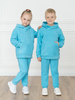 Костюм детский флисовый бирюза 7043г(ш) (116, 60)
