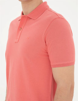 Pembe Slim Fit Basic Ti__rt