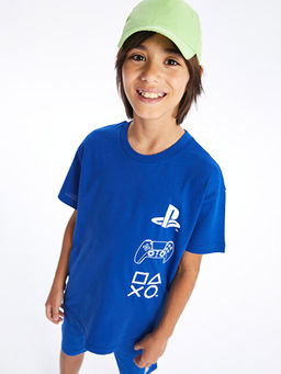 Rahat Kal?p PlayStation Bask?l? Erkek ?ocuk Ti??rt