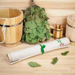 Лежак для бани Банный рай, войлок, белый, 180х60см - Добропаровъ фото 2