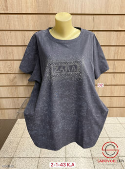 Футболка женская со стразами