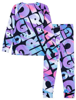 32321464 Термокомплект для девочек: брюки, толстовка