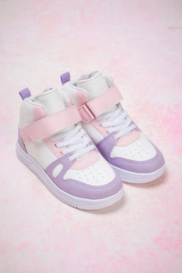 Renk Bloklu C?rt Bantl? ve Bagc?kl? Buyuk/Kucuk K?z Cocuk Kids Spor Ayakkab?
TAKAW26SN00019 - Trendyolmilla фото 5