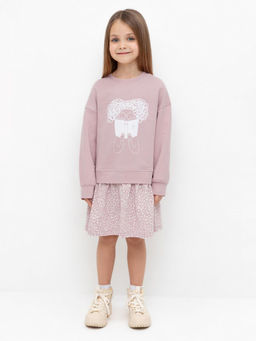 КР 5835/розовый лед платье для дев