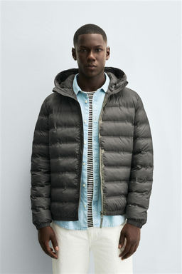 WATER-REPELLENT LIGHTWEIGHT PUFFER JACKET - Zara фото 2